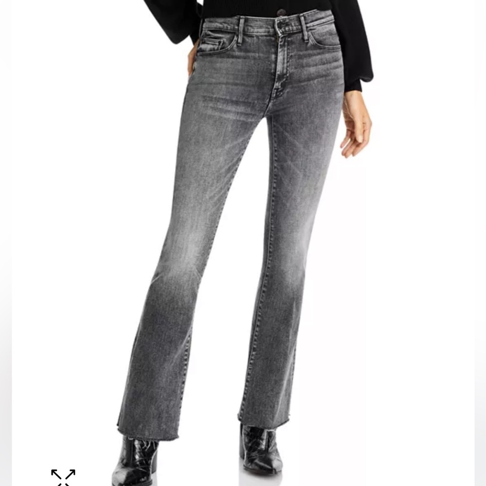 Mother The Weekender Fray Grey Jeans